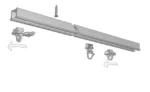 1-läufige Unterputz-Gardinenschiene Modell 400 – flächenbündige Deckenmontage – Bild 5