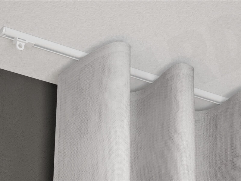 Gardinenschiene Modell 680 mit Vorhang