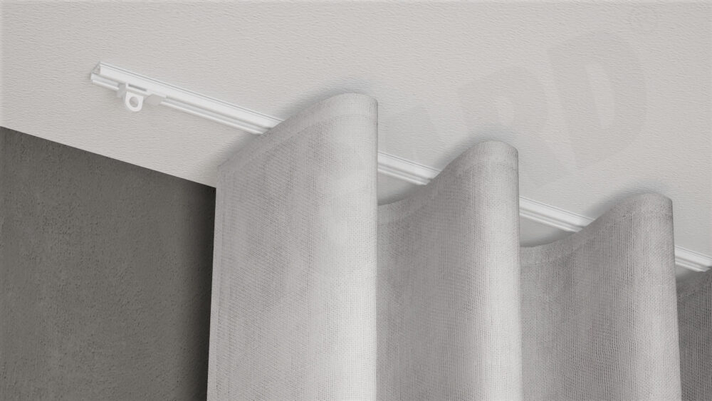 Gardinenschiene Modell 810 mit Vorhang