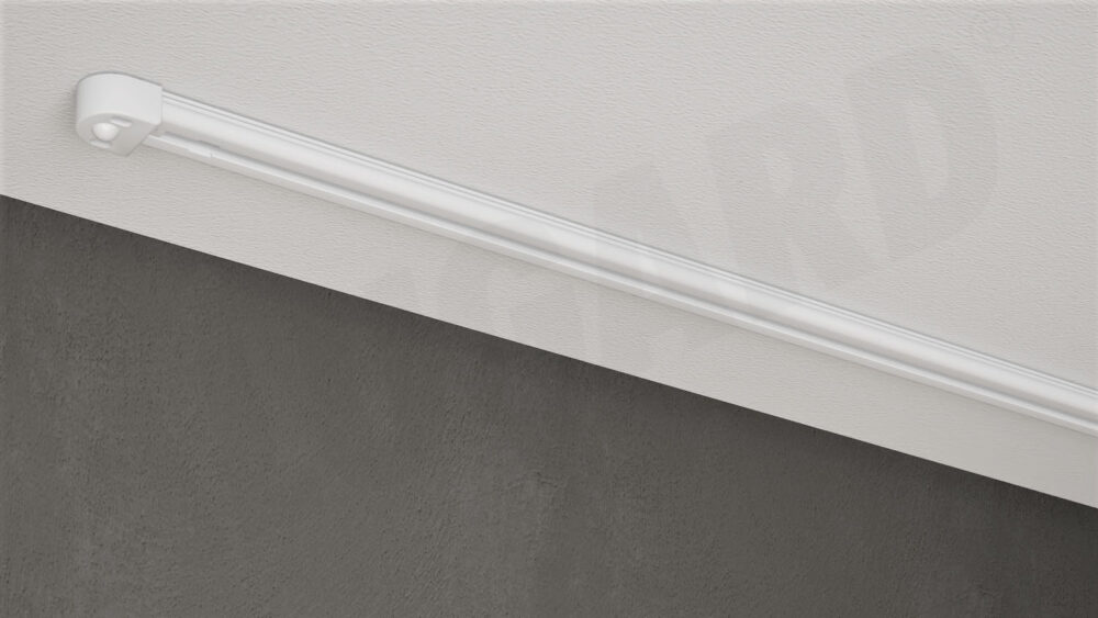 Schnurzugschiene Modell 505 ohne Vorhang Schnurzugschiene Modell 505 ohne Vorhang