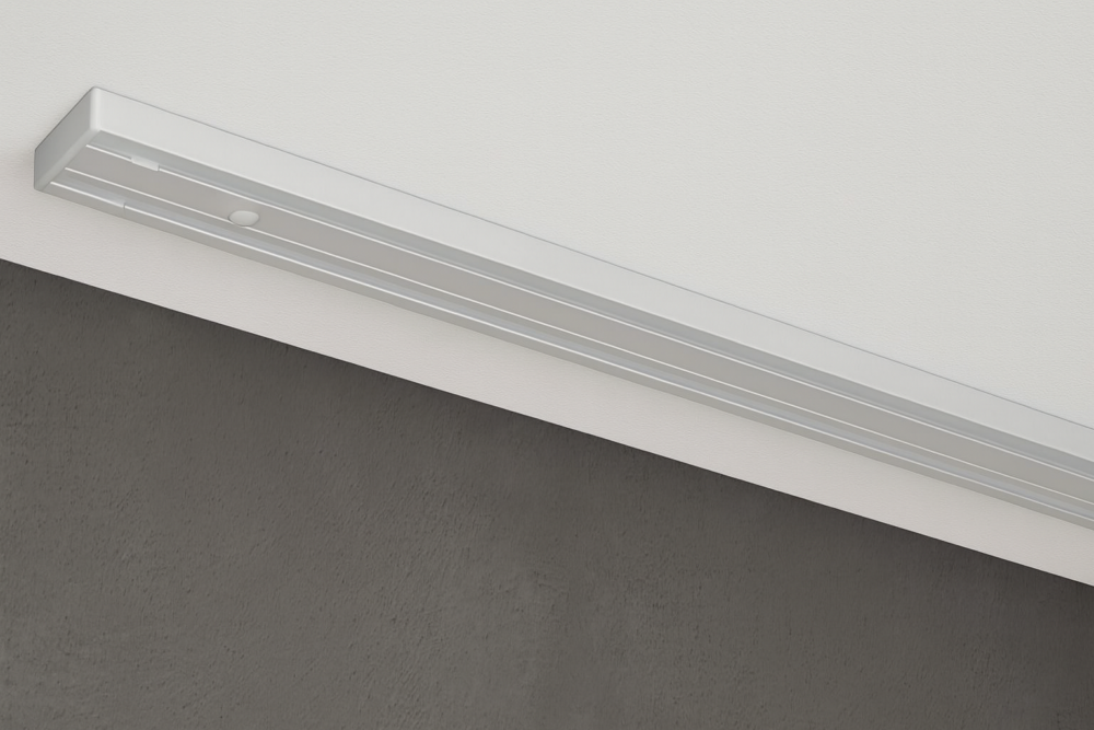 Gardinenschiene Modell 880 Alufarben ohne Vorhang