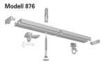 Deckenschiene Modell 876 Gesamt