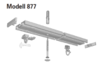 Deckenschiene Modell 877 Gesamt