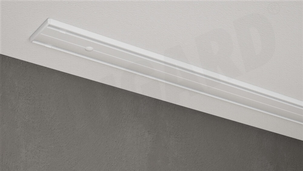 Deckenschiene 874 weiß ohne Vorhang